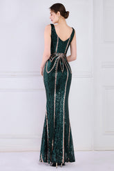 Deep V Neck Prom Dress